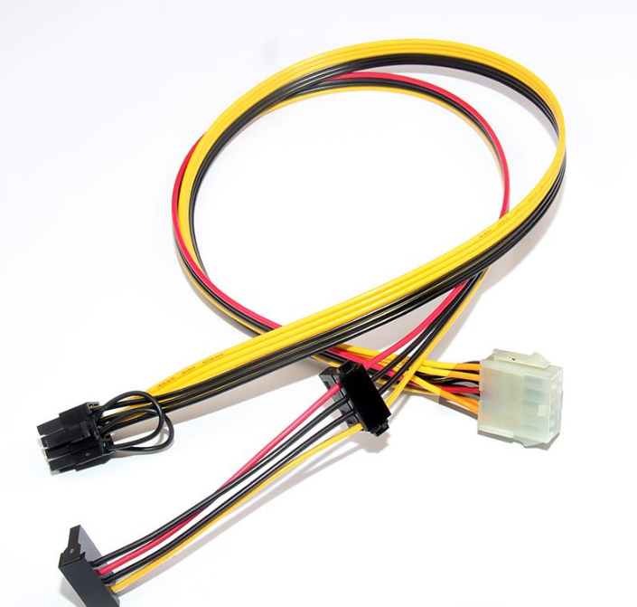 PSU 10pin转IDE Molex+SATA+PCIe PCI-E 8pin 6+2pin适配器转换器电源线