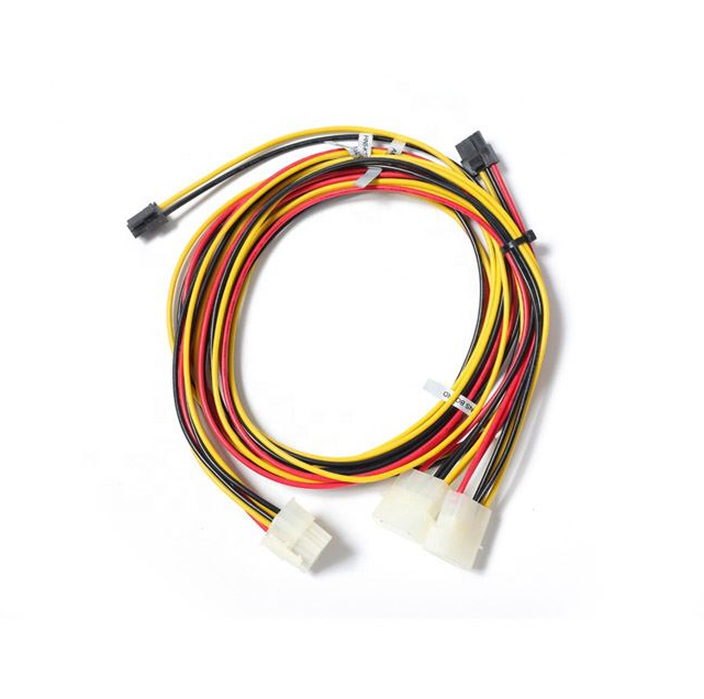 定制 Molex 线束 ul1007 18awg（红、黄、蓝、黑）