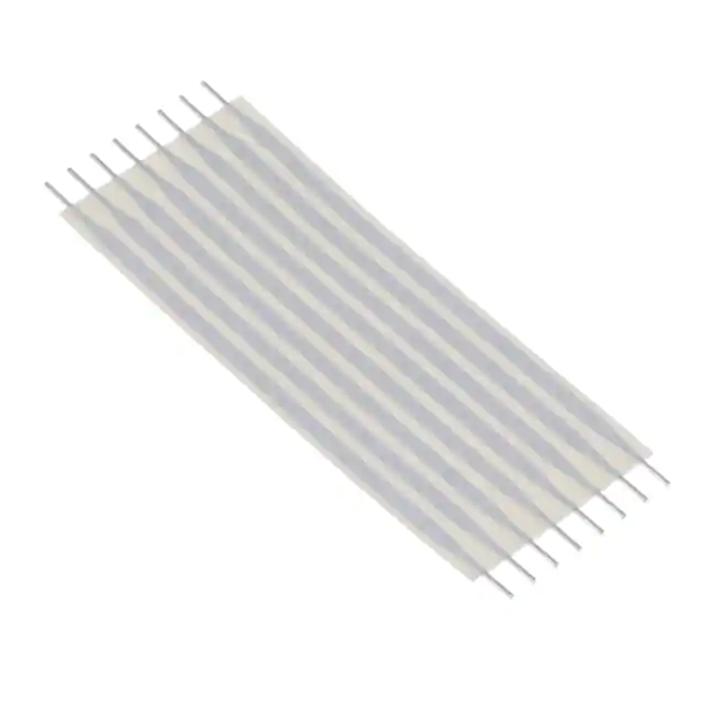 带完全裸露端部的扁线带状跨接电缆组件