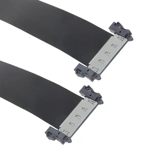 扁平电线电缆组装非屏蔽高可靠性灰色带状扁平电缆组件