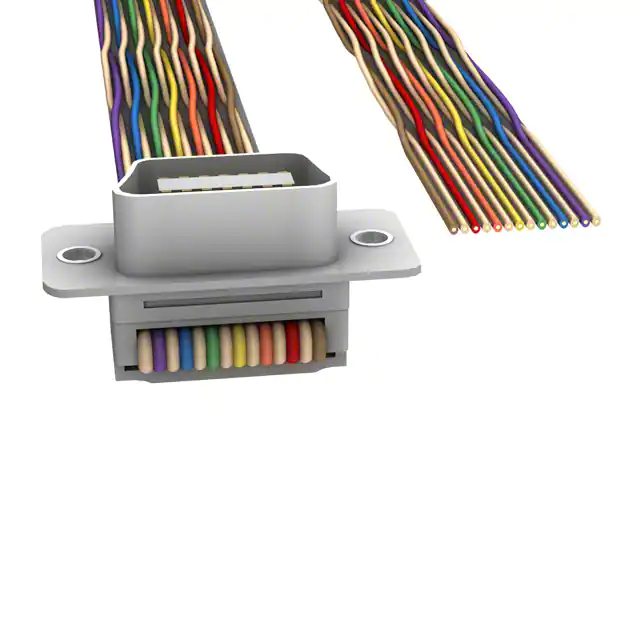 双绞线扁平电缆组件绞合端接到一系列 IDC 连接器