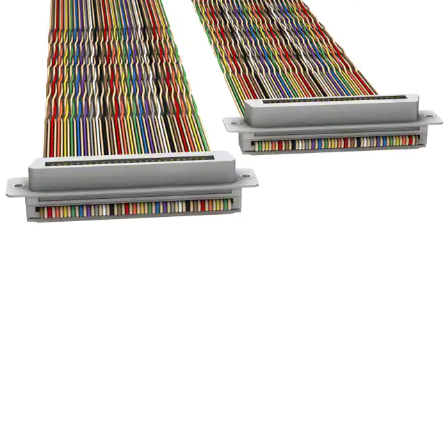 带状 Wiremount 插头 26-28 AWG 电线圆形扁平或护套电缆组件