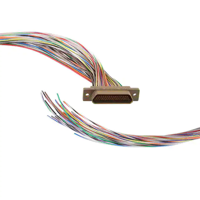 D-sub 电缆组件多股插座母插座到单线引线电缆组件