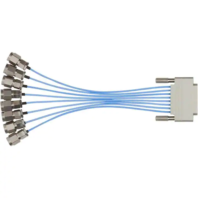 高品质 mini D RF 8 针母头到 SMPS 公头电缆组件