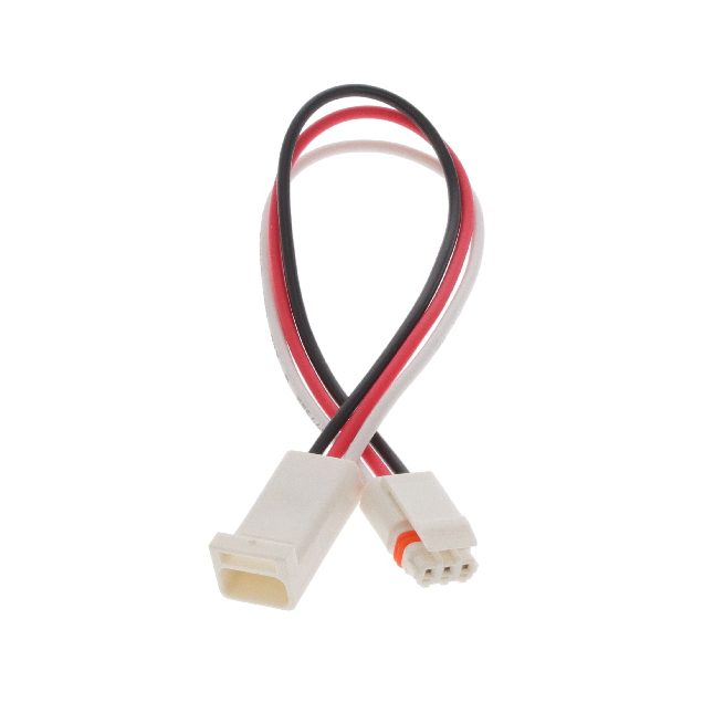 定制安装1-2834184-1 3 矩形电缆组件 插口至插头 0.500' 线束绿色环保 节能降耗 锐诚达