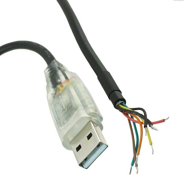 规格加工RN-SRL-PRO3V-CLR USB 至 TTL 串行 3.3V 缆线 6.00' 线束广泛适用 规格齐全 锐诚达