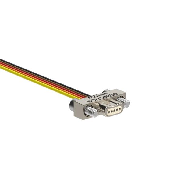  D-Sub 电缆组件 D 型，Nano-D 多股，带状 1.50'（457.20mm） 插头，公引脚 至 单条导线引线 无屏蔽  广泛适用 定制材料 绿色环保 锐诚达