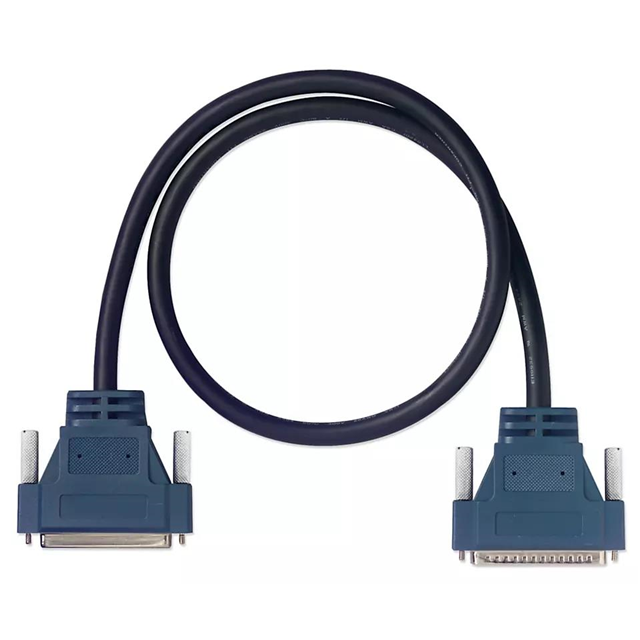 D-Sub 电缆组件 DB37 黑色，单股（圆形） 3.28'（1.00m） 插座，母型插口 至 插头，公引脚 无屏蔽创新设计 多样化选择 锐诚达