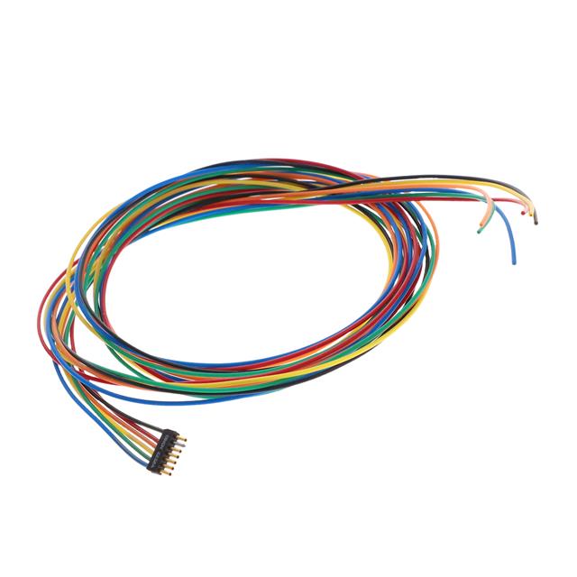 D-Sub 电缆组件 D 型，微型 D 多股，单股 3.00'（914.40mm） 插头，公引脚 至 单条导线引线 无屏蔽 多样化选择 锐诚达