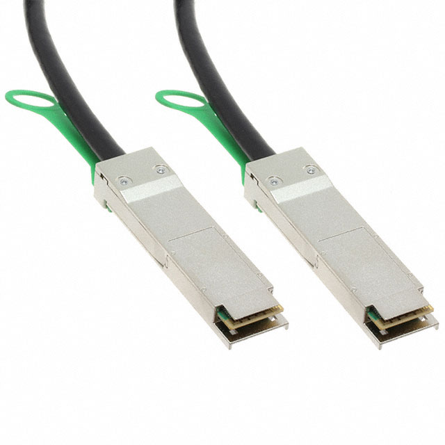 38 18 位置 QSFP+ 插头至插头 9.84'（3.00m） 黑色 屏蔽 多样化选择 锐诚达