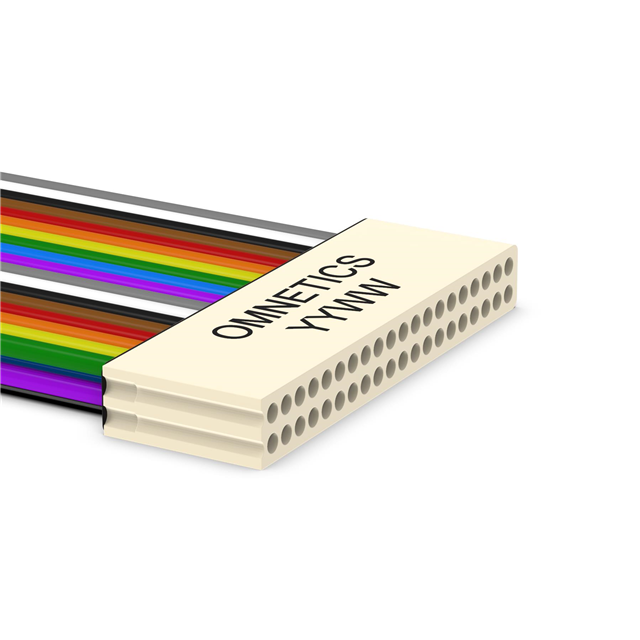 36 矩形电缆组件 插头至单条导线引线 1.50'（457.20mm）多样化选择 锐诚达