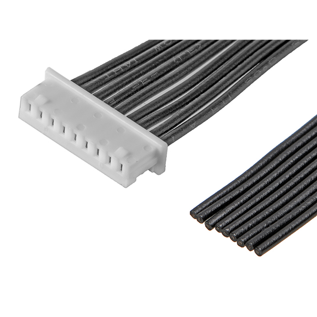 9 矩形电缆组件 插口至单条导线引线 0.246'（75.00mm，2.95