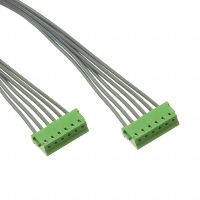 6 矩形电缆组件 插口至插口 0.167'（50.80mm，2.00